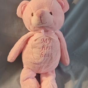 Pink my first bear plush stuffed animal toy